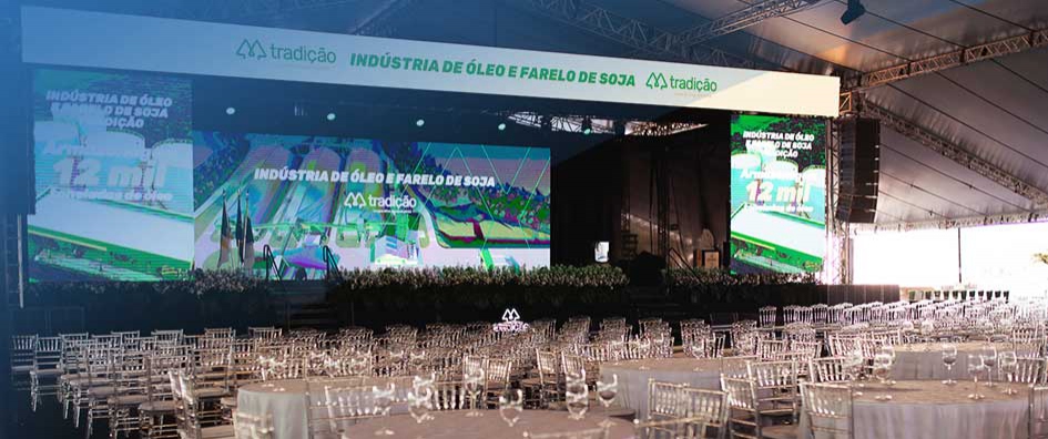 Inaugura&ccedil;&atilde;o do novo complexo industrial para produ&ccedil;&atilde;o de &oacute;leo e farelo de soja da Cooperativa Tradi&ccedil;&atilde;o, em Pato Branco (PR)